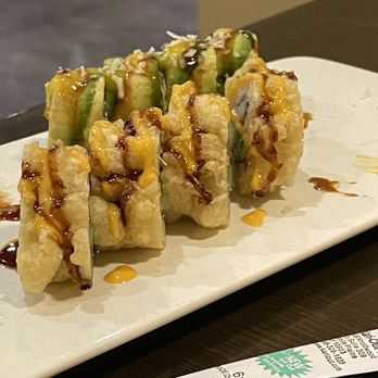 Sapporo Japanese Steakhouse - Packer & Crazy rolls (after we ate half of both) - Japanese Near Me - Gillette, Wyoming Sapporo Japanese Steakhouse - Packer & Crazy rolls (after we ate half of both) - Japanese Near Me - Gillette, Wyoming