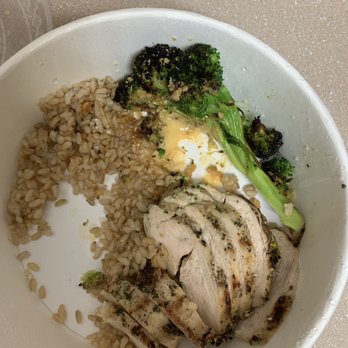 Flower Child - All - Natural Chicken, Broccoli with Parmesan and Organic Brown Rice - New American Near Me - Phoenix, Arizona Flower Child - All - Natural Chicken, Broccoli with Parmesan and Organic Brown Rice - New American Near Me - Phoenix, Arizona
