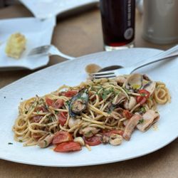 Stadtcafe Würkert - Seafood linguine