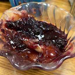 Blackberry cobbler (dessert with the special) Blackberry cobbler (dessert with the special)