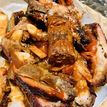 Honey 1 BBQ - Large rib tip & link combo - Barbeque Near Me - Chicago, Illinois Honey 1 BBQ - Large rib tip & link combo - Barbeque Near Me - Chicago, Illinois