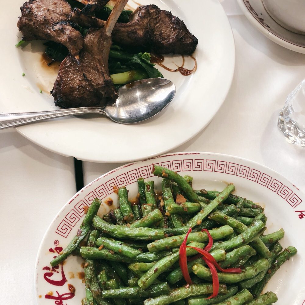 Chef Chu's - rack of lambs and string beans - Chinese Near Me - Los Altos, California Chef Chu's - rack of lambs and string beans - Chinese Near Me - Los Altos, California