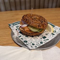 Salmon bagel