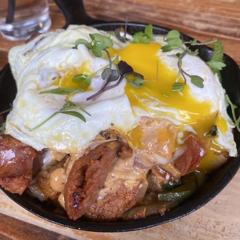 Tostadas - Linguica Skillet - Breakfast & Brunch Near Me - San Jose, California Tostadas - Linguica Skillet - Breakfast & Brunch Near Me - San Jose, California