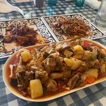 Dolan Uyghur Restaurant - Hot Chicken Stew - Kebab Near Me - Chantilly, Virginia