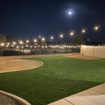 Gutierrez Quality Concrete - Backyard ( after night ) - Masonry/Concrete Near Me