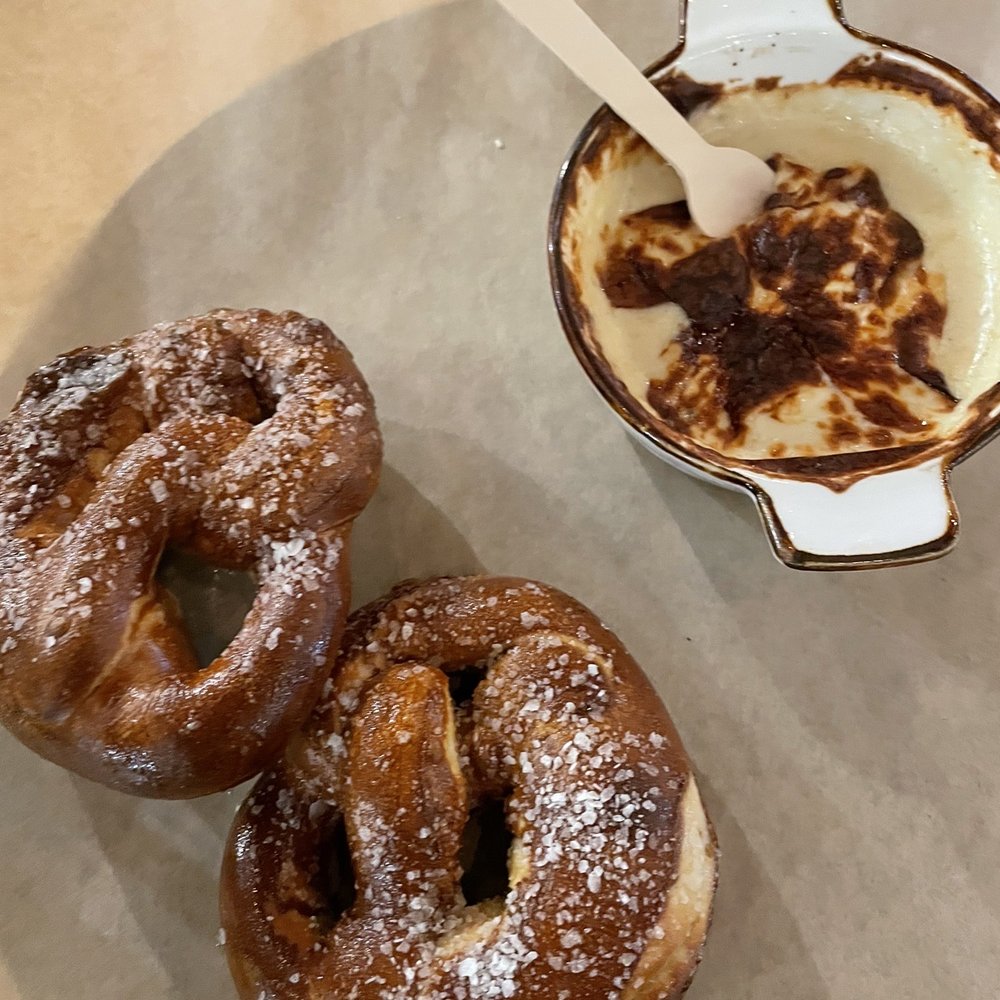 Devil's Club Brewing - Pretzels with beer cheese - Brewpubs Near Me - Juneau, Alaska Devil's Club Brewing - Pretzels with beer cheese - Brewpubs Near Me - Juneau, Alaska