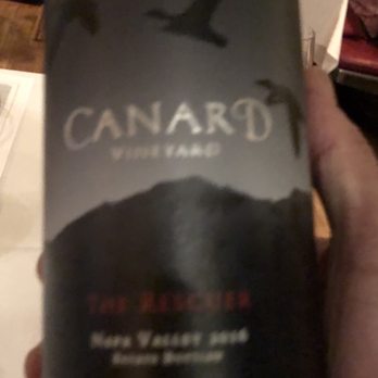 Canard Vineyard - The Rescuer - proprietary Bordeaux right bank blend 2016 - Wineries Near Me - Calistoga, California Canard Vineyard - The Rescuer - proprietary Bordeaux right bank blend 2016 - Wineries Near Me - Calistoga, California