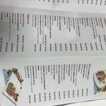Mi Bella Islita - Menu - Cuban Near Me - Union City, New Jersey Mi Bella Islita - Menu - Cuban Near Me - Union City, New Jersey
