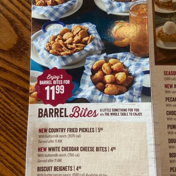 Cracker Barrel Old Country Store - Barrel Bites!!! - American Near Me - Lawton, Oklahoma Cracker Barrel Old Country Store - Barrel Bites!!! - American Near Me - Lawton, Oklahoma