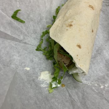 Sweet Melissa's - Chicken Gyro wrap (I ordered it without tomatoes) - Comfort Food Near Me - Youngstown, Ohio Sweet Melissa's - Chicken Gyro wrap (I ordered it without tomatoes) - Comfort Food Near Me - Youngstown, Ohio