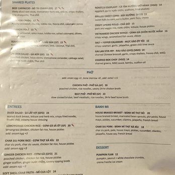 Chao - Menu - Asian Fusion Near Me - Honolulu, Hawaii