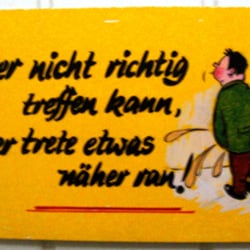 Landgasthaus Zu Reckin's Eiche - Impression von der Herrentoilette...