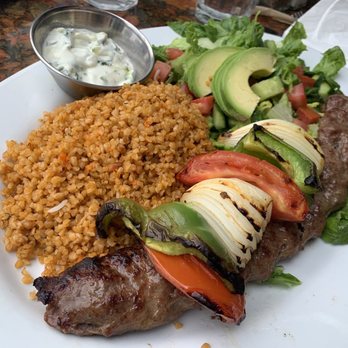 Panini Kabob Grill - One koobideh skewer - Mediterranean Near Me - Brea, California Panini Kabob Grill - One koobideh skewer - Mediterranean Near Me - Brea, California