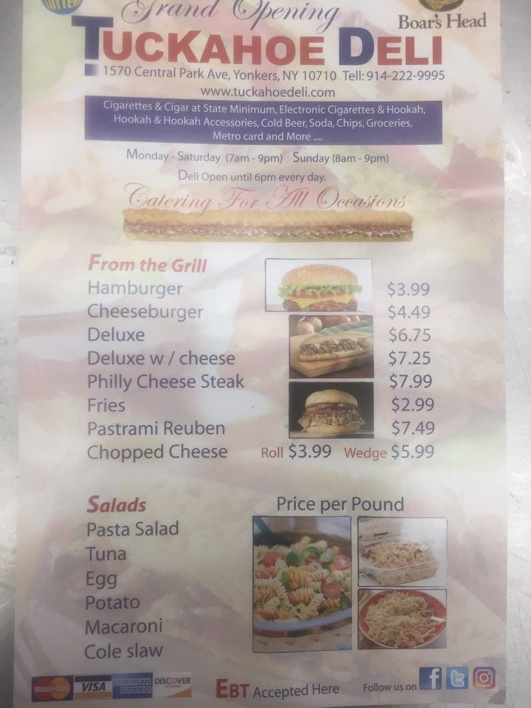 TUCKAHOE DELI Updated October 2024 1570 Central Park Ave, Yonkers
