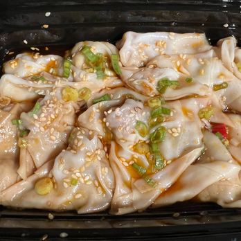 Chiho Bistro - Szechuan Chili Oil Wontons $12 - Noodles Near Me - Seattle, Washington Chiho Bistro - Szechuan Chili Oil Wontons $12 - Noodles Near Me - Seattle, Washington