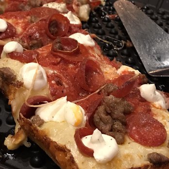 Blue Pan Pizza - Detroit style square slices from blue pan - Pizza Near Me - Denver, Colorado