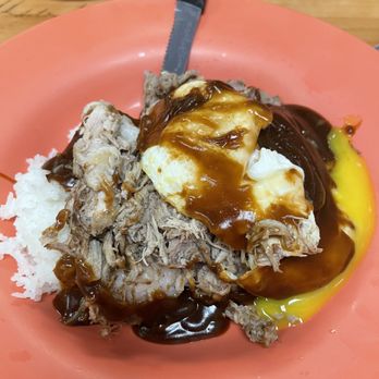 Kountry Style Kitchen Restaurant - Underneath the kalua pork loco moco - Breakfast & Brunch Near Me - Ewa Beach, Hawaii Kountry Style Kitchen Restaurant - Underneath the kalua pork loco moco - Breakfast & Brunch Near Me - Ewa Beach, Hawaii