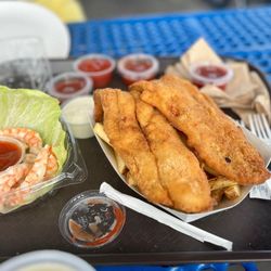 Johnny's Reef Restaurant - Close up of the fried fish