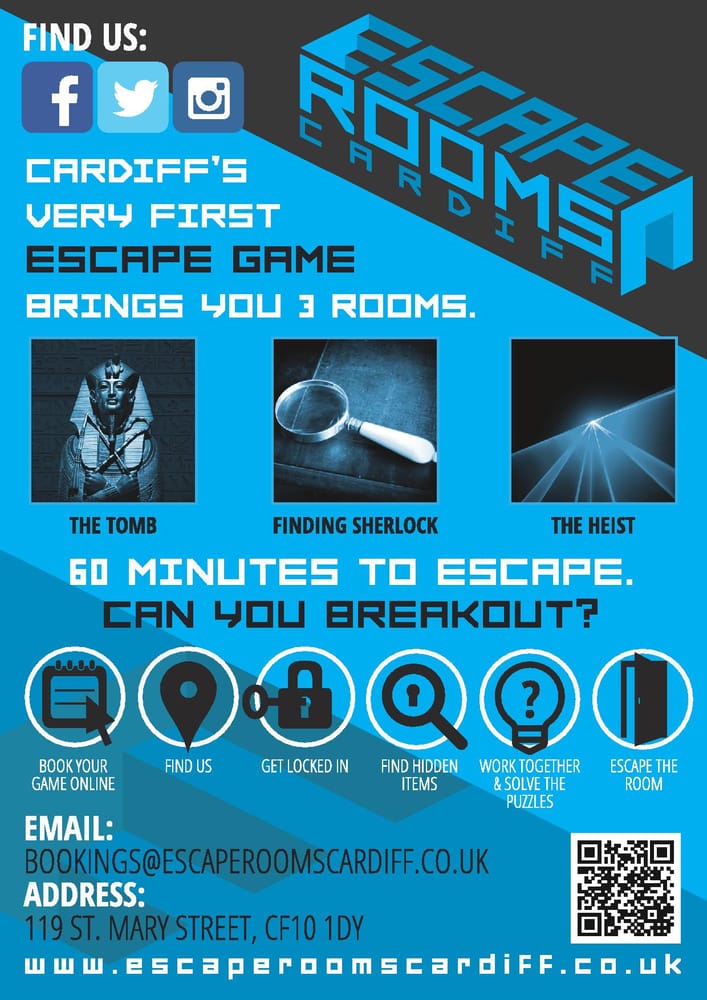 ESCAPE ROOMS CARDIFF Updated October 2024 119 Saint Mary Street