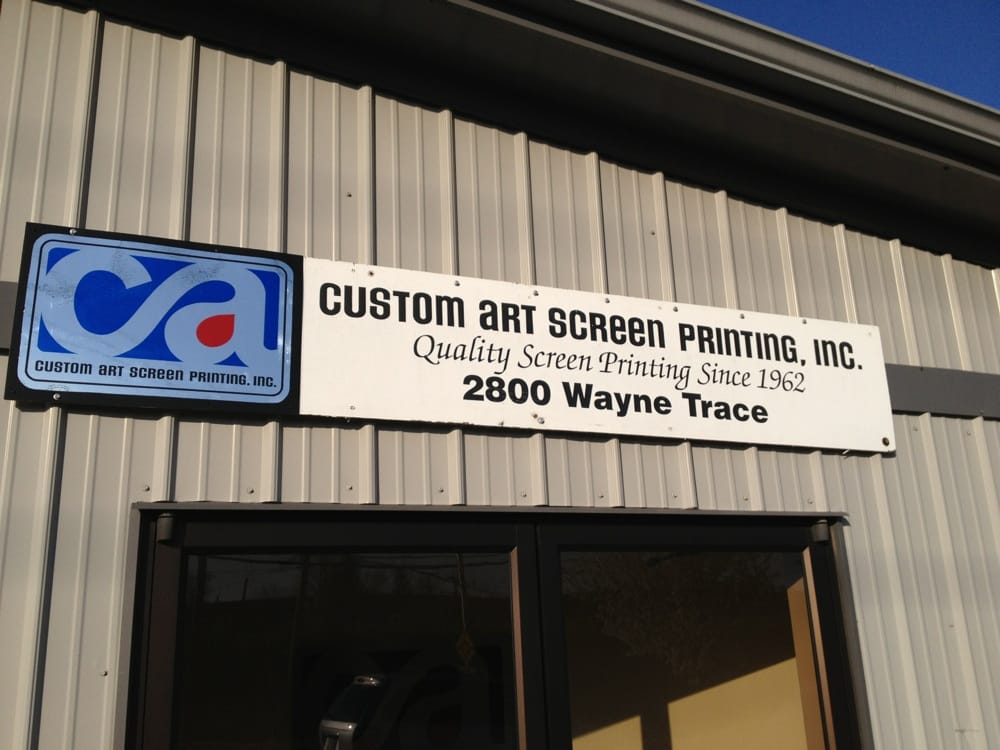 CUSTOM ART SCREEN PRINTING 2800 Wayne Trce, Fort Wayne, Indiana