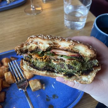 Cira - Falafel Burger - Mediterranean Near Me - Chicago, Illinois