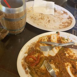 Fajita plate  And carne ranchera