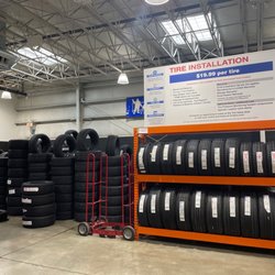 Costco Tire Shop - Tire installation $19.99 per tire