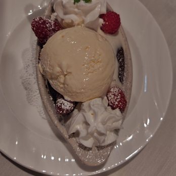 Rusty Pelican - Flourless chocolate cake - Seafood Near Me - Newport Beach, California Rusty Pelican - Flourless chocolate cake - Seafood Near Me - Newport Beach, California