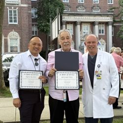 Rye Pediatric Dentistry - Celebrating 20 years along with Dr. Stahl and Dr. Lane, who were Dr. Chu's instructors while he was a resident
