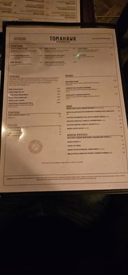 Menu photo 1 Tomahawk Steakhouse Dublin, D