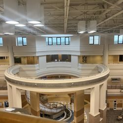 This a picture of the Parrish Medical Center hospital lobby.