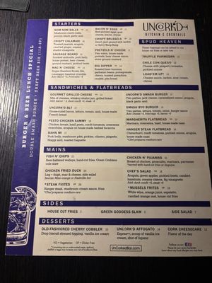 Menu photo 1 UnCork'd Kitchen & Bar Tucson, AZ Menu photo 1 UnCork'd Kitchen & Bar Tucson, AZ