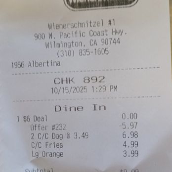 Wienerschnitzel - Hot Dogs Near Me - Wilmington, California