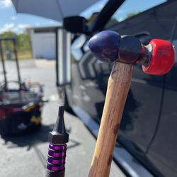 Pulling Paintless Dent Repair