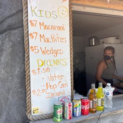 Tasty Hut - Kids Menu and drinks.