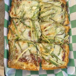 Asparagus and Chorizo Pizza Asparagus and Chorizo Pizza