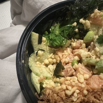 Rocky Fin Poke Bar 120th - Poke Build Your Bowl (3 Scoops) Salmon white rice spring mix - Hawaiian Near Me - Westminster, Colorado Rocky Fin Poke Bar 120th - Poke Build Your Bowl (3 Scoops) Salmon white rice spring mix - Hawaiian Near Me - Westminster, Colorado