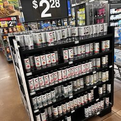 Walmart Supercenter - This location's Celsius variety has more than my local Walmart