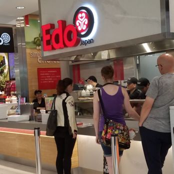 Edo Japan - people standing in line at a food court - Japanese Near Me - Edmonton, Alberta Edo Japan - people standing in line at a food court - Japanese Near Me - Edmonton, Alberta