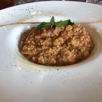 Osteria Dell'Osso - Tomato soup with bread crumbs and basil - to die for - Steakhouses Near Me - Florence, FI