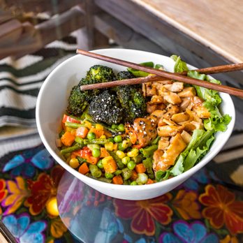 The Wrap Santa Fe - Teriyaki Chicken Rice Bowl - Sandwiches Near Me - Santa Fe, New Mexico