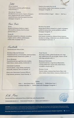 Menu photo 2 Basin Bistro Galveston, TX