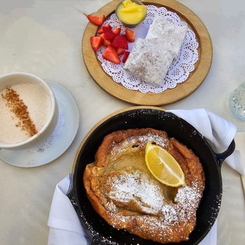 Clayton's Bakery & Bistro - Chai latte, rock hard beinets, Dutch baby - Bakeries Near Me - Coronado, California