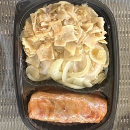 Polish Plate and cookie order: strawberry cheesecake, churro cheesecake, and chocolate peanut butter pretzel