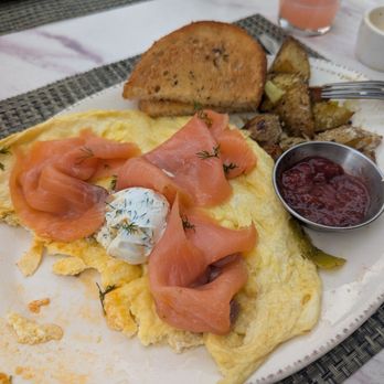 Slay Hermosa - Open Face Omelet - New American Near Me - Hermosa Beach, California Slay Hermosa - Open Face Omelet - New American Near Me - Hermosa Beach, California