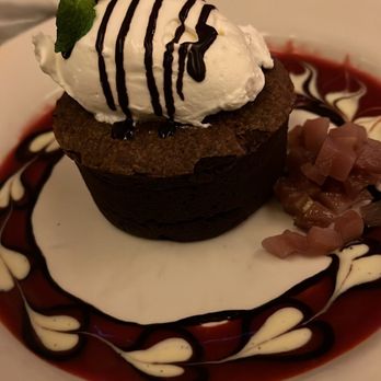 Underwood Bar and Bistro - Chocolate Torte - chocolate + raspberry sauce, chantilly cream - Lounges Near Me - Graton, California Underwood Bar and Bistro - Chocolate Torte - chocolate + raspberry sauce, chantilly cream - Lounges Near Me - Graton, California
