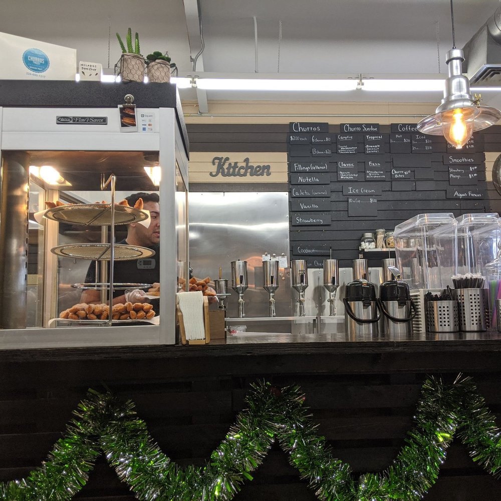 Churros Tinoco - This place is adorable, clean, and the menu is clear. - Desserts Near Me - East Dundee, Illinois