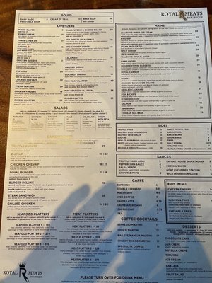 Menu photo 1 Royal Meats Bar/Beque Etobicoke, ON Menu photo 1 Royal Meats Bar/Beque Etobicoke, ON