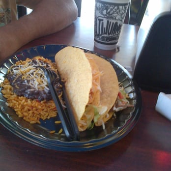 Tijuana Flats - Dos tacos with a side of black beans and rice - Mexican Near Me - Daytona Beach, Florida Tijuana Flats - Dos tacos with a side of black beans and rice - Mexican Near Me - Daytona Beach, Florida